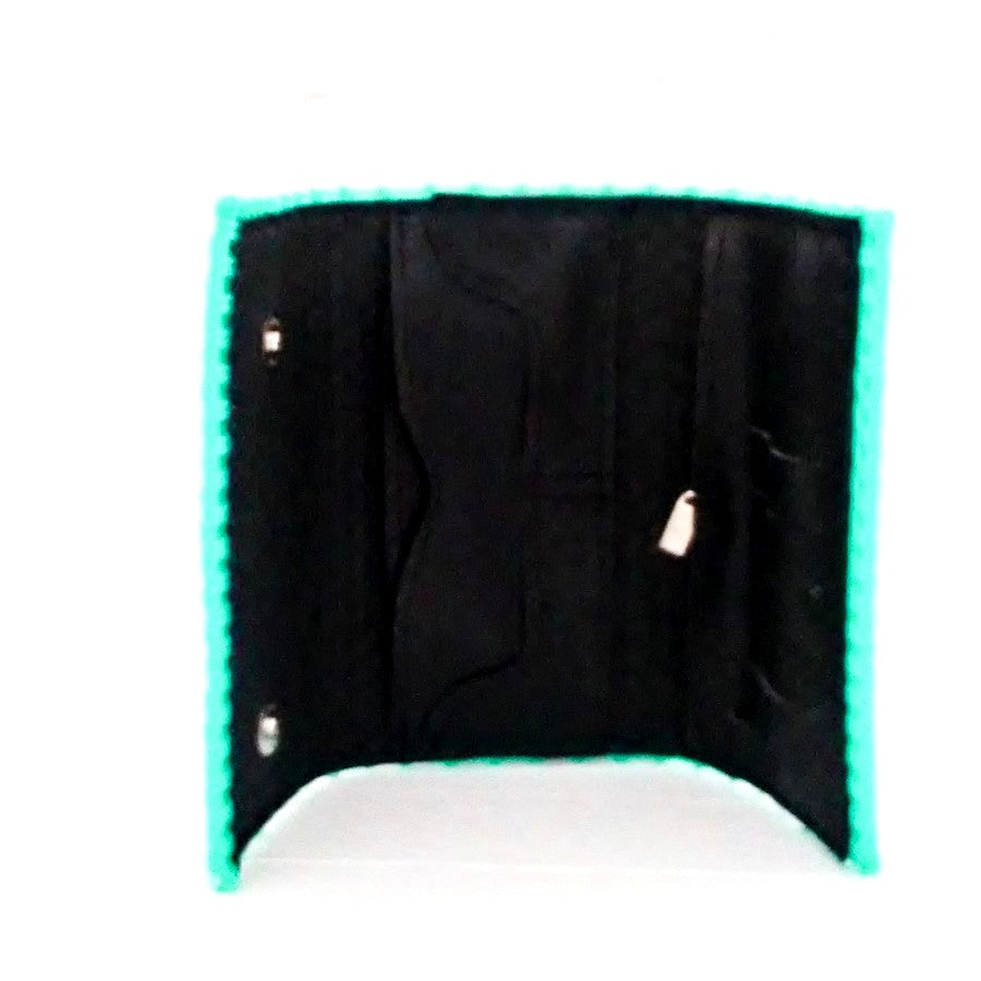 Cartera Tejida Color Menta