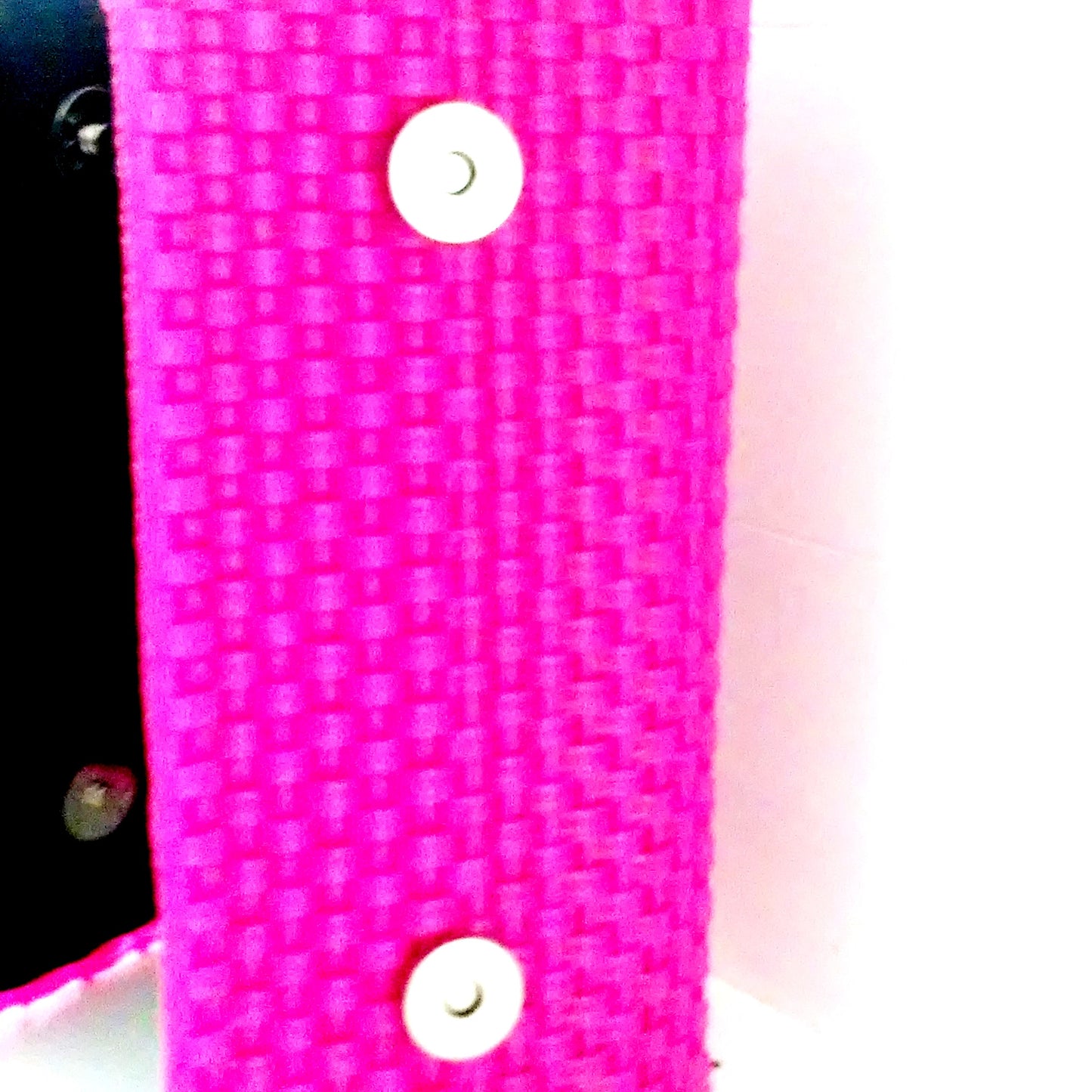 Cartera Tejida Color Rosa Mexicano