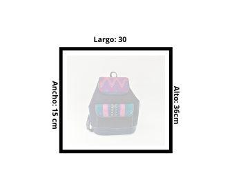 Mochila Bordada de Mezclilla