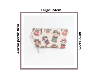 Bolsa Clutch Muñeca María Aura